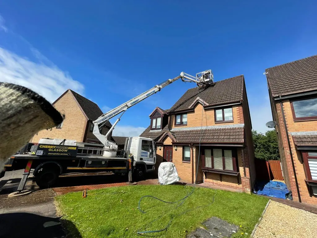 Cleaning a Roof